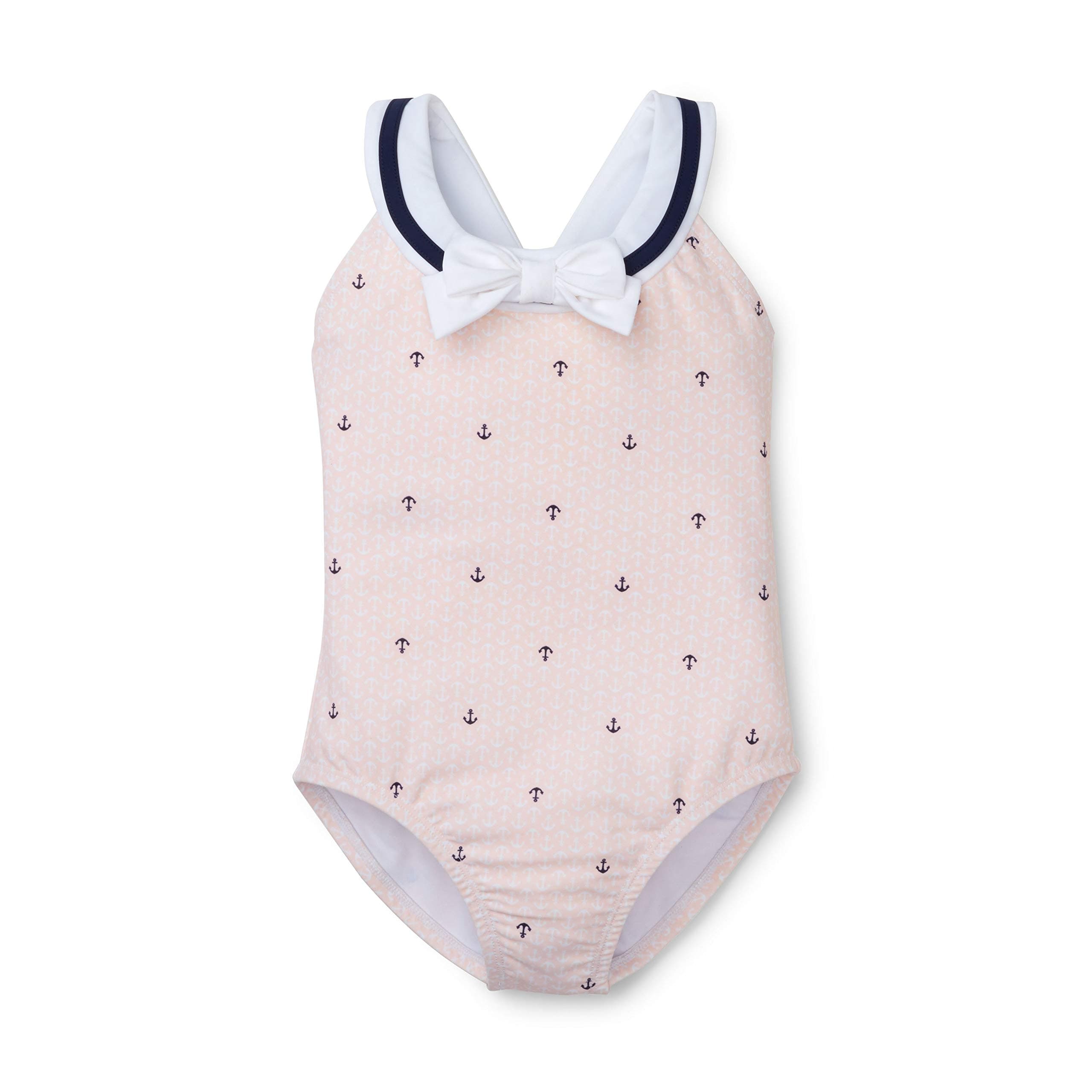 Hope & Henry Girls One-Piece Swimsuit with UPF 50+ Sun Protection