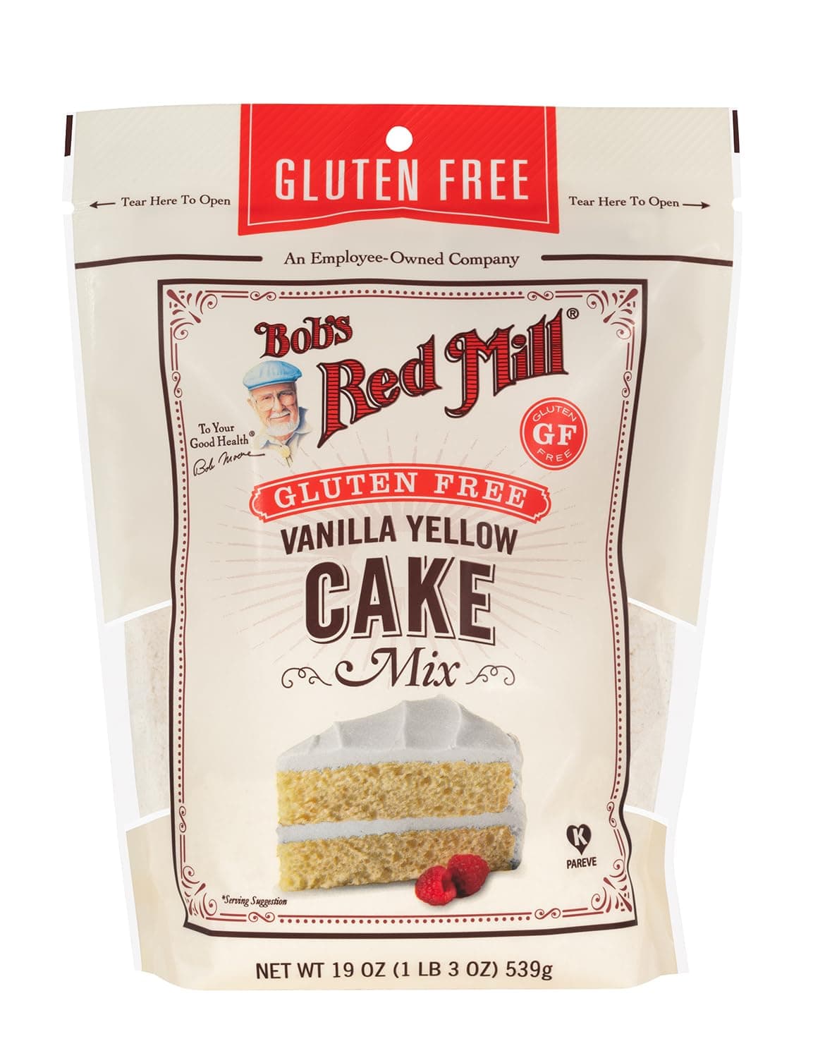 Bob's Red Mill Gluten Free Vanilla Cake Mix, 19 Oz