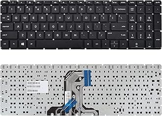Wefly Laptop Keyboard Compatible for HP 15-AC 15-AY 15-AF 15-AJ 250 255 G5 TPN-C125 TPN-C122 Laptop Keyboard