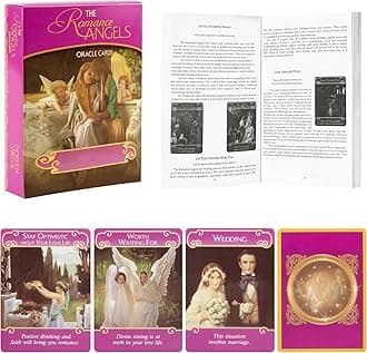 - The Romance Angels Tarot Card, 44 Hologram Tarot Card Deck, Love Oracle Card, with Guide Book, Oracle Cards Deck, Tarot Cards Set, Keywords, Yes or No (Style 11)