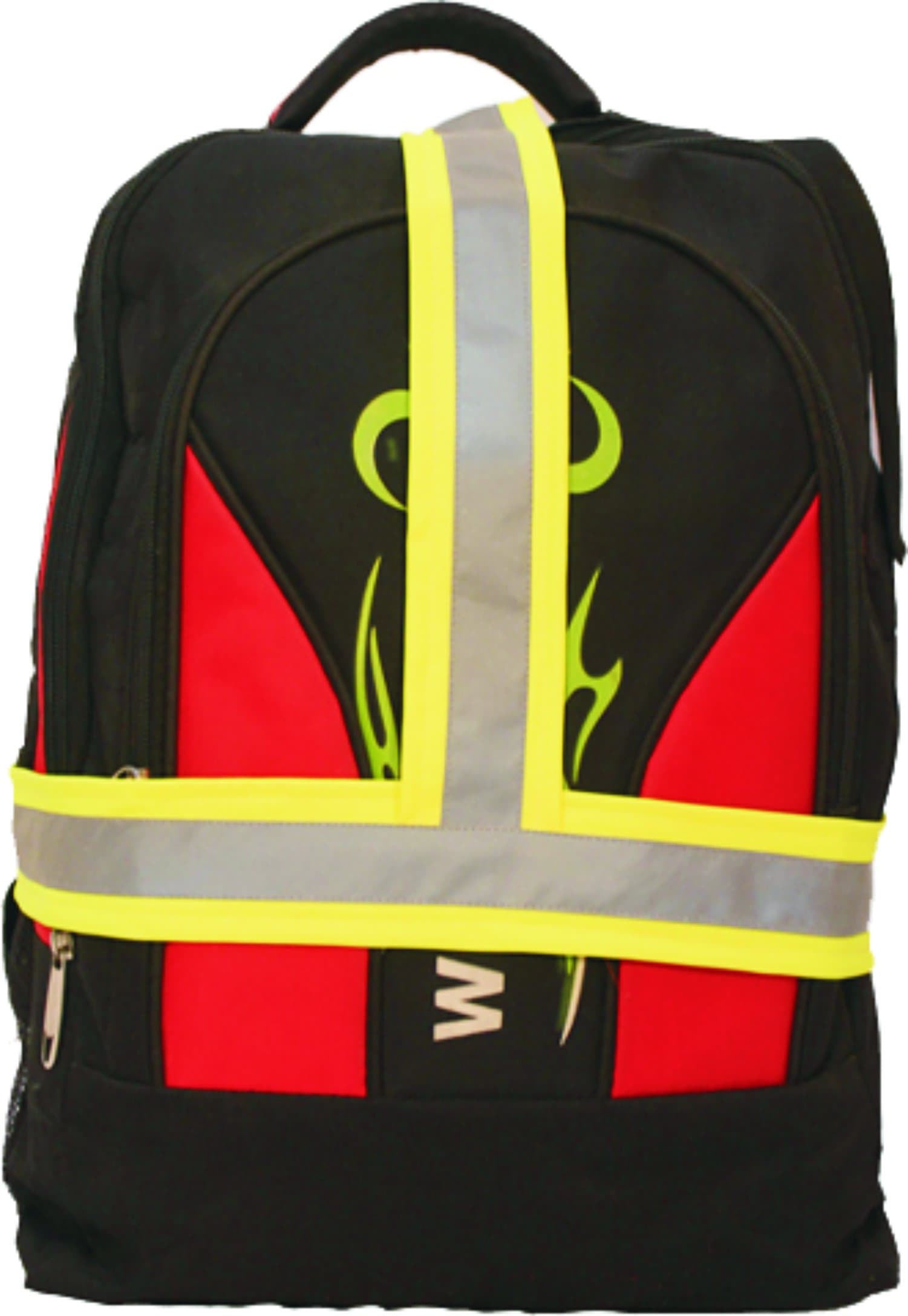 ReflectoSafe Hi-Visibility Protective Reflective Safety Bag Belt, Strips for Bag Pack while Motor Biking, Cycling at Night, Bag Cover with 3M Tape – Green