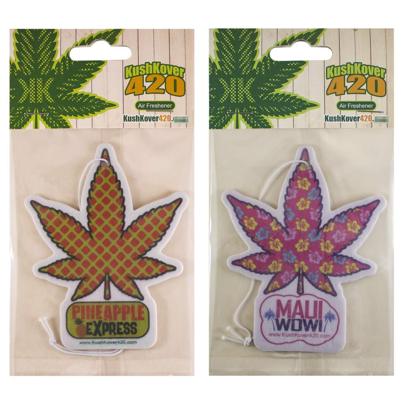 2 Brand New Kush Kover 420 Pineapple Express coconut auto new car air fresheners