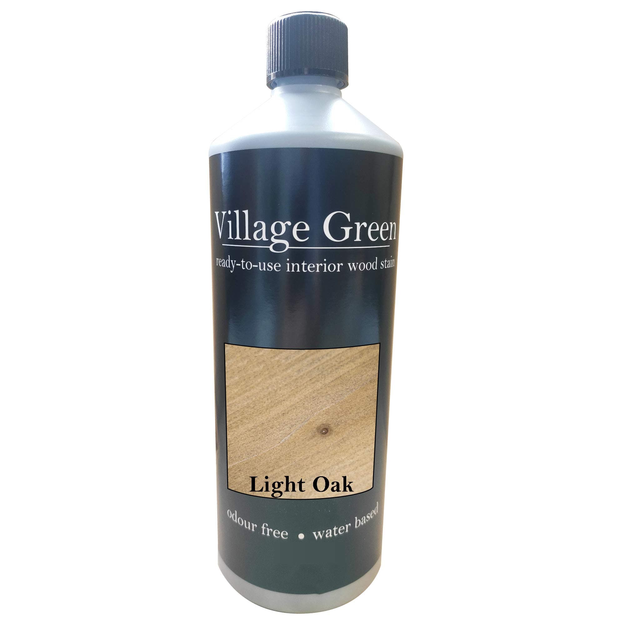 Village Green Ready to Use Wood Stain - Wood Dye - 28 Colours - Super High Pigment Content Water Based (250ml, Light Oak)