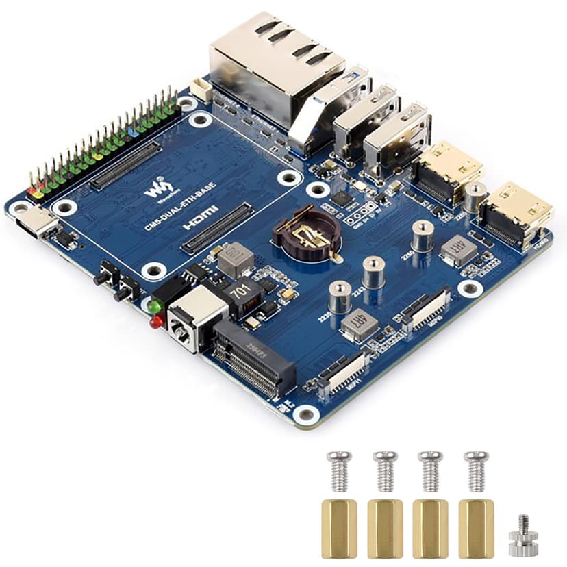 Dual Ethernet Base Board For Raspberry Pi Cm5 2 5g | Desertcart Thailand