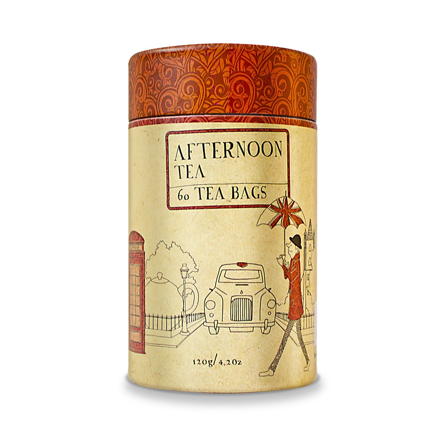 Charbrew's Afternoon Tea Tea Canister - Limited Edition Collectors Item 60 Tea Bags