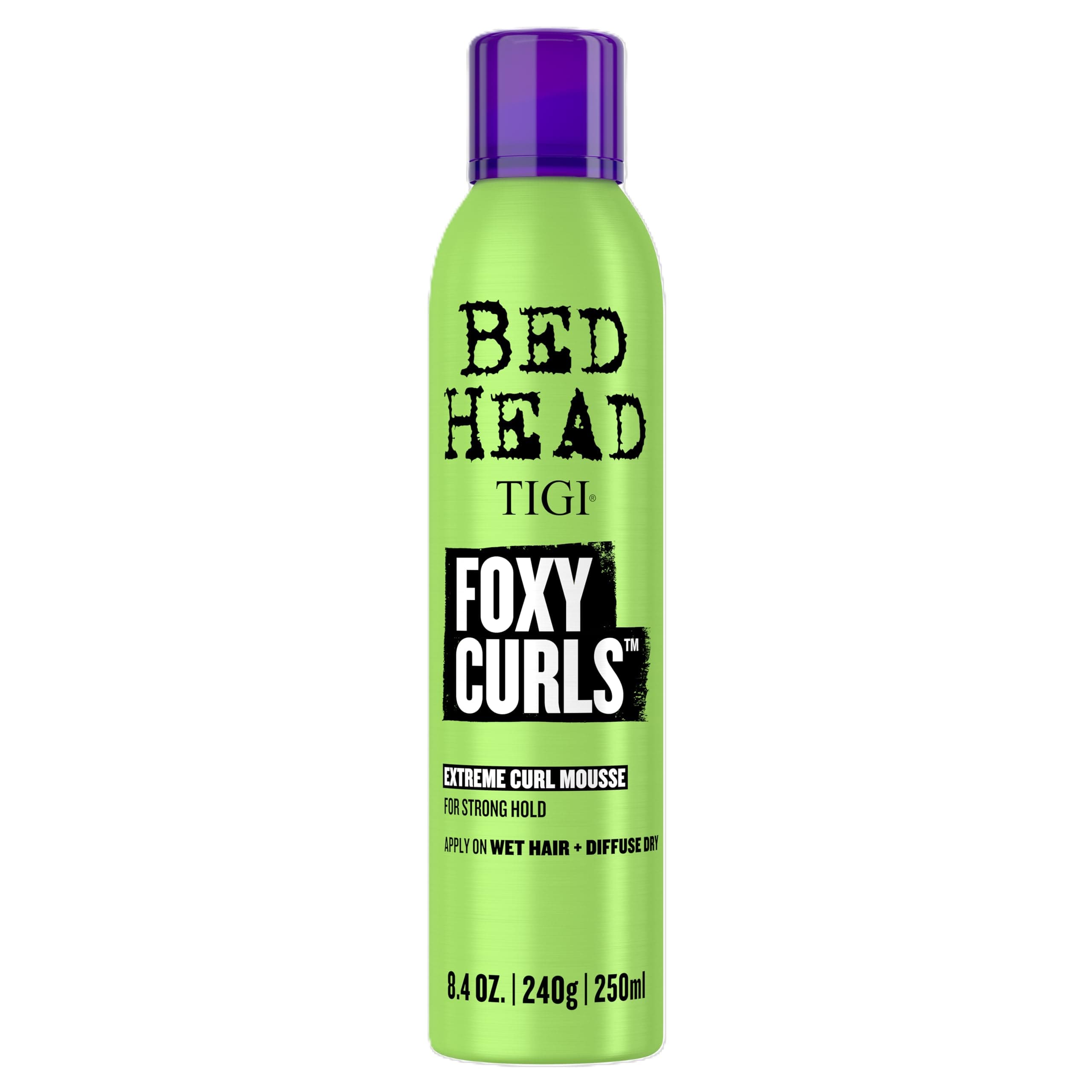 Bed Head by TIGI Foxy Curls Extreme Curl Mousse, Curl-Defining and Anti-Frizz Styling Mousse for Strong Hold, 8.4 oz