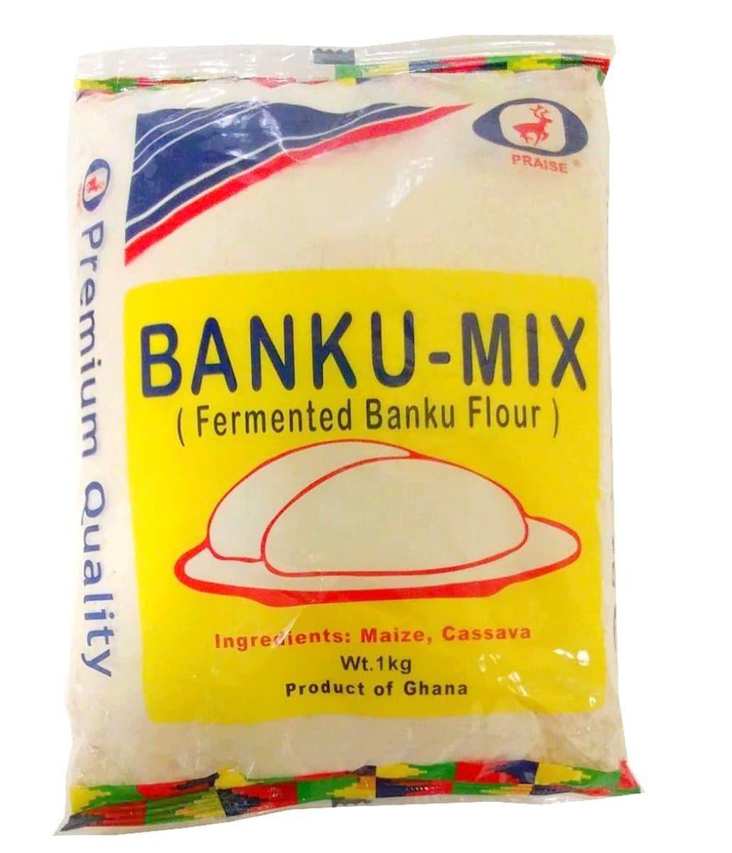 Praise African Fermented Banku Mix Cassava and Maize 1 kg