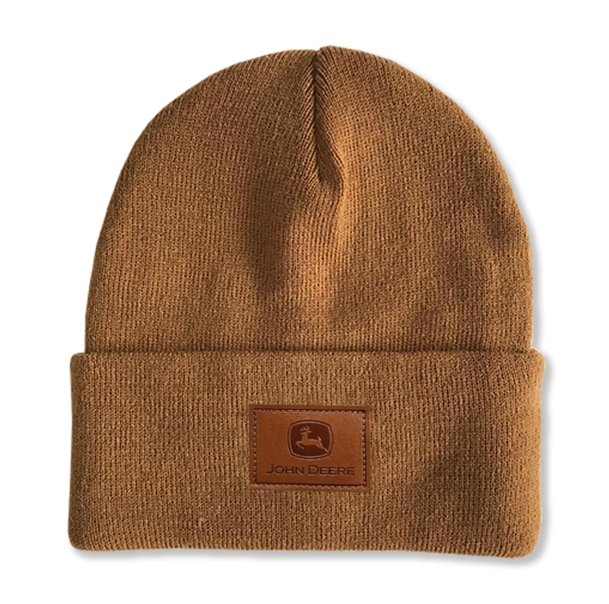 John Deere Mens Beanie-Carhartt Brown-One Size