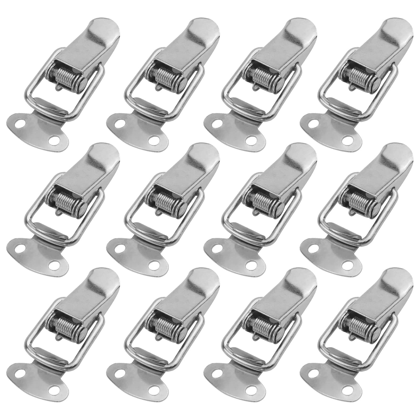 Antrader Lock Clasp Buckle Latch for Wooden Case Toolboxes with Screws Pack of 12