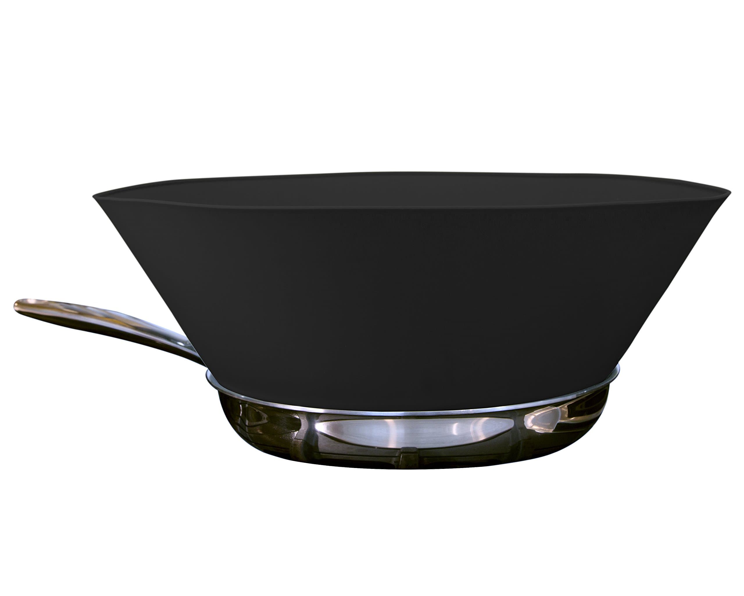 Frywall 12 (Large) - Black - Splatter Guard, as Seen on Shark Tank