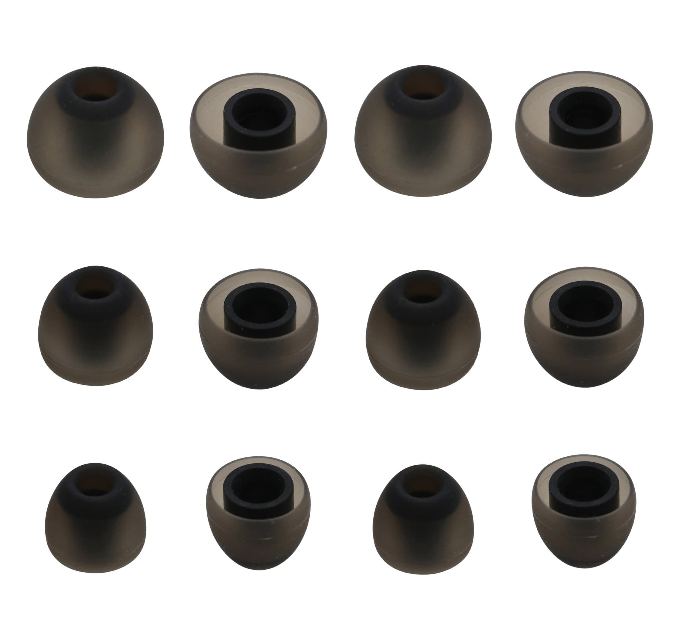 Ear Tips for Jaybird Bluebud X3 X2 X Earphone, Diana Fay Ear Gels Eartips Earphone Cover Earbud Cushions for Jaybird X3 X2 X Bluebud Headphone, 6 Pairs Set SML 3 Size, X3, Gray