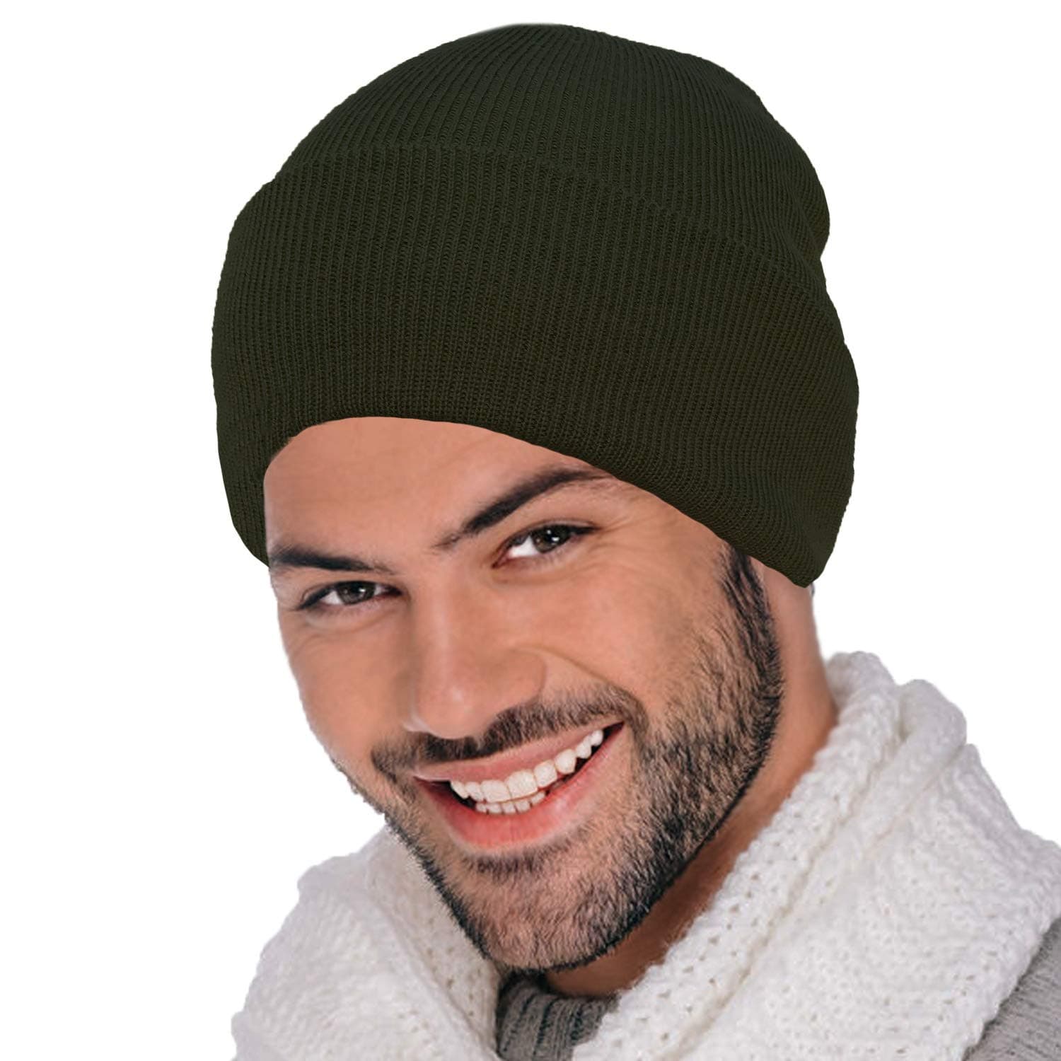 Merino Wool Beanie Hat -Soft Winter and Activewear Watch Cap
