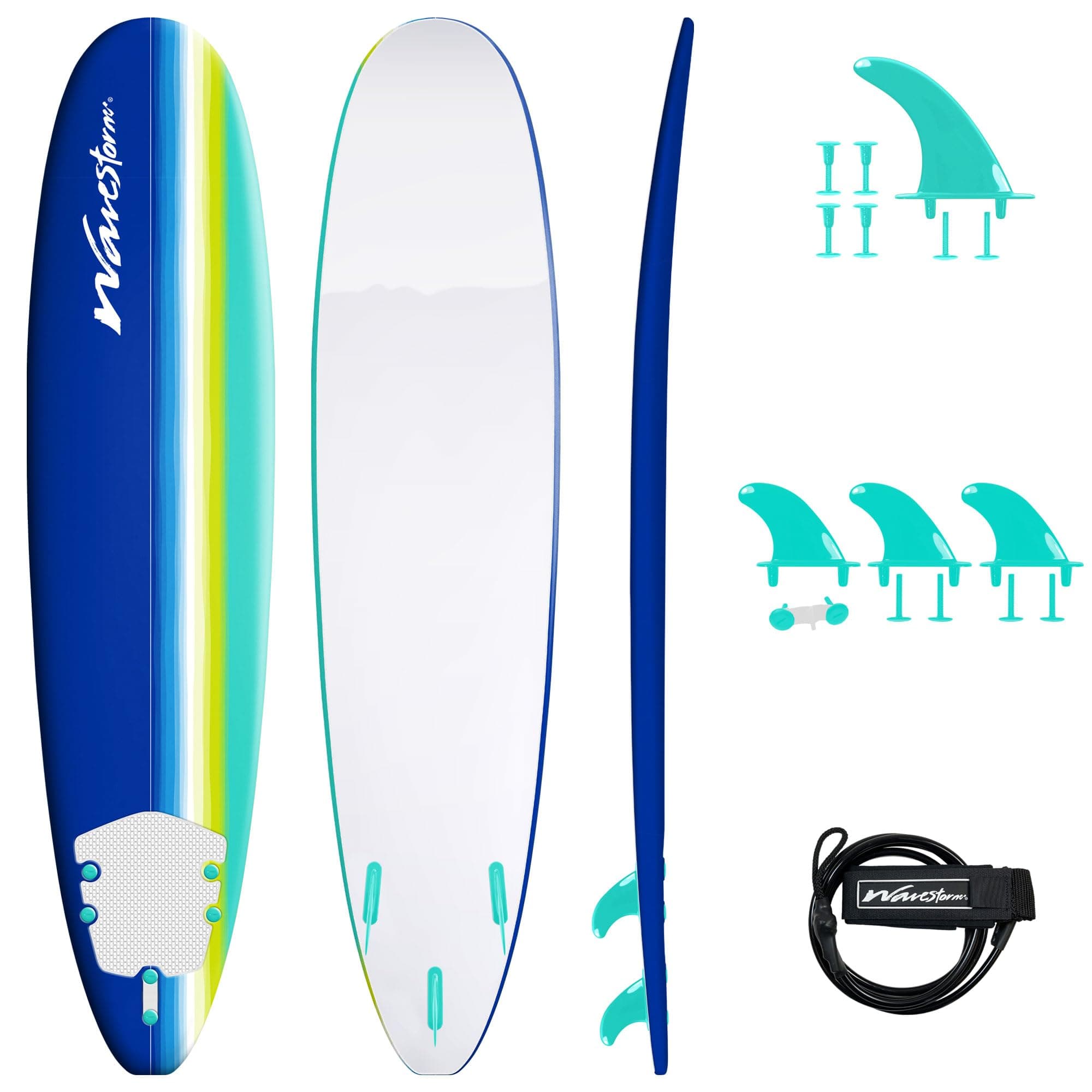 8ft Premium Classic Longboard Surfboard