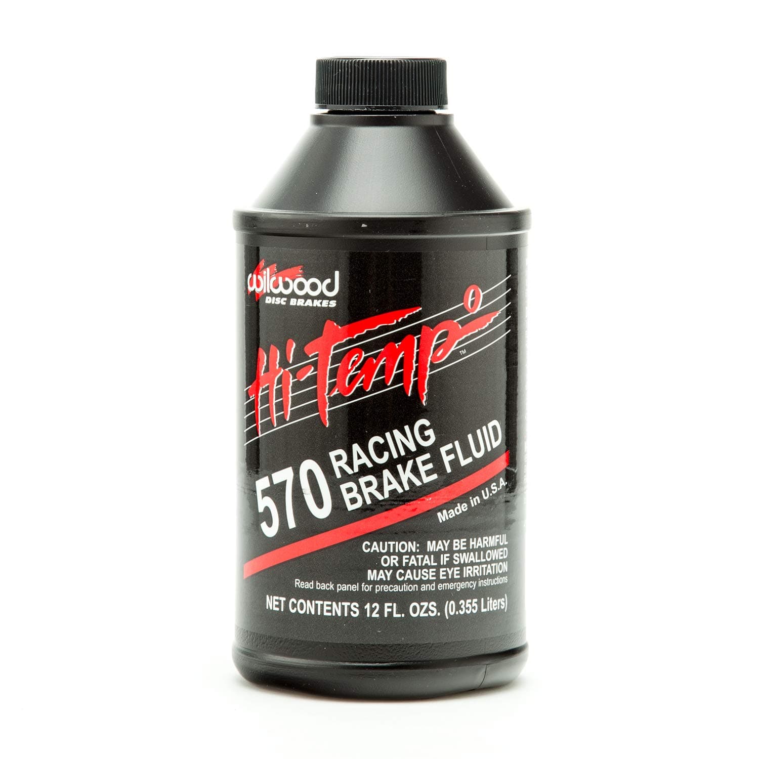Wilwood 290-0632: Brake Fluid, DOT 3, Hi-Temp, 570 Degrees Fahrenheit, 12 Fluid oz. Bottle, 2 Pack
