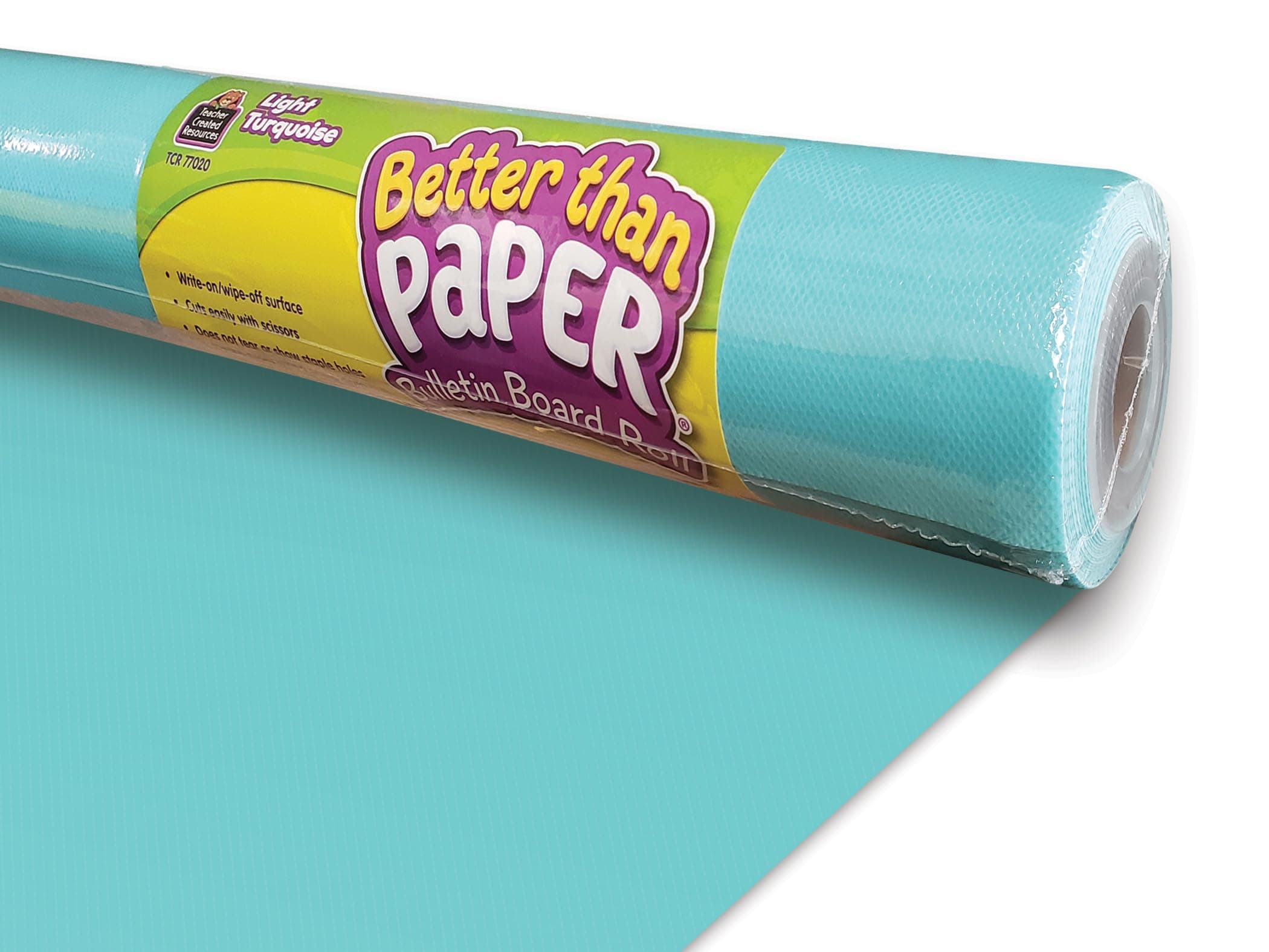 Teacher Created Resources Light Turquoise Better Than Paper Bulletin Board Roll (TCR77020)