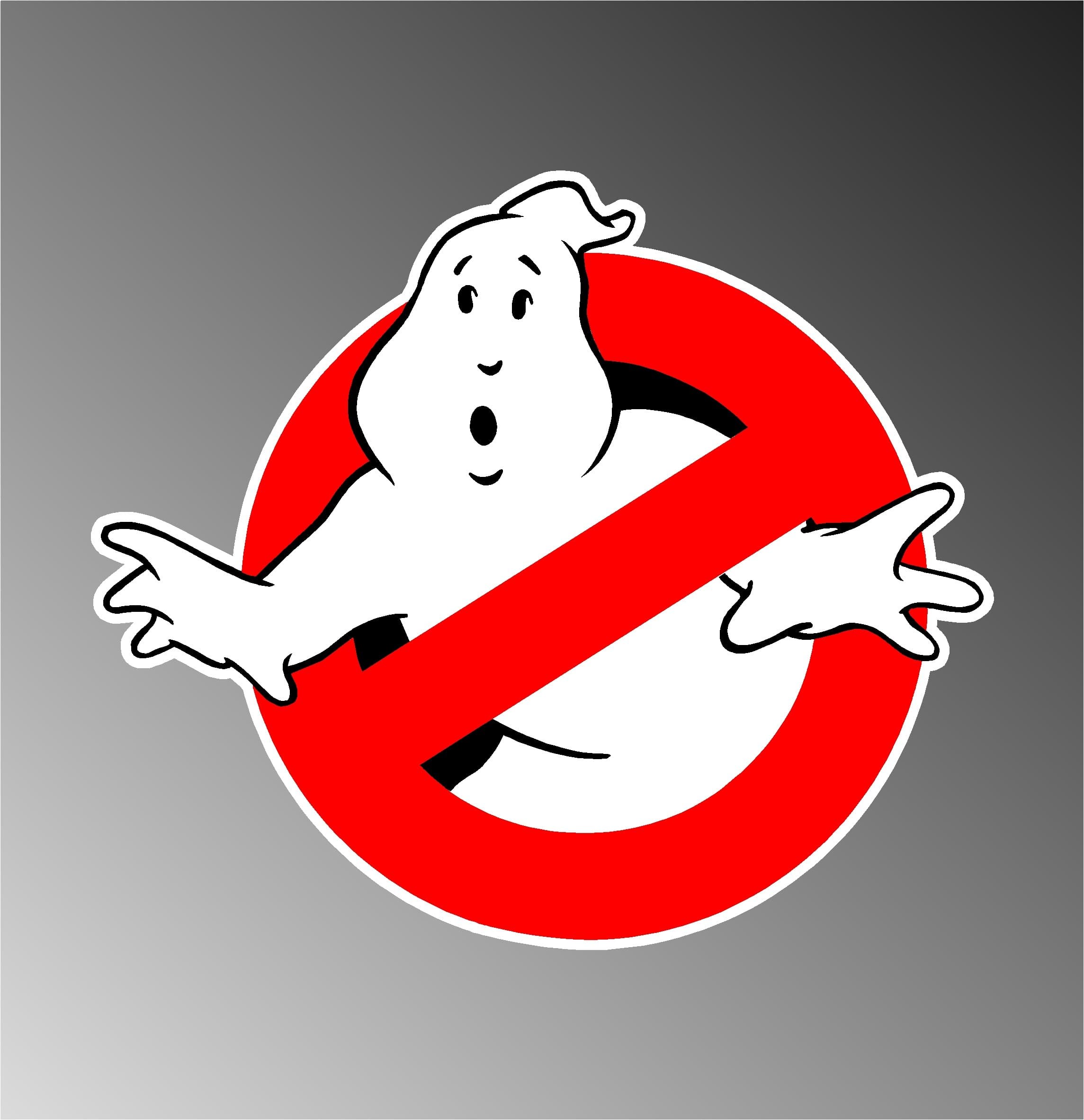 GHOSTBUSTERS GHOST BUSTER DECAL BUMPER STICKER 4" X 5"