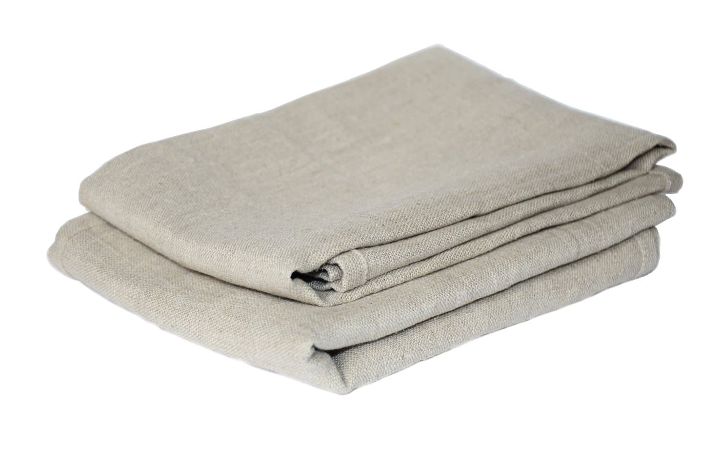 Bakers Couche (Professional Set 26"x34"&26"x23") Pure Flax Linen 100% Bake Ware Canvas Bread Baguettes loafs Proofing Cloth