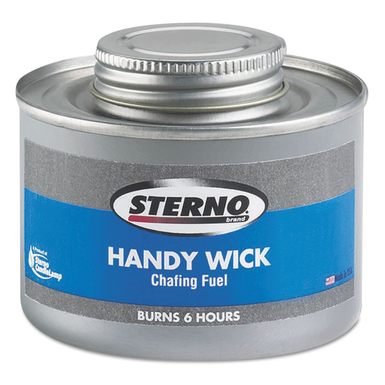 10368 Handy Wick Chafing Fuel, Can, Methanol, Six-Hour Burn, 24/Carton