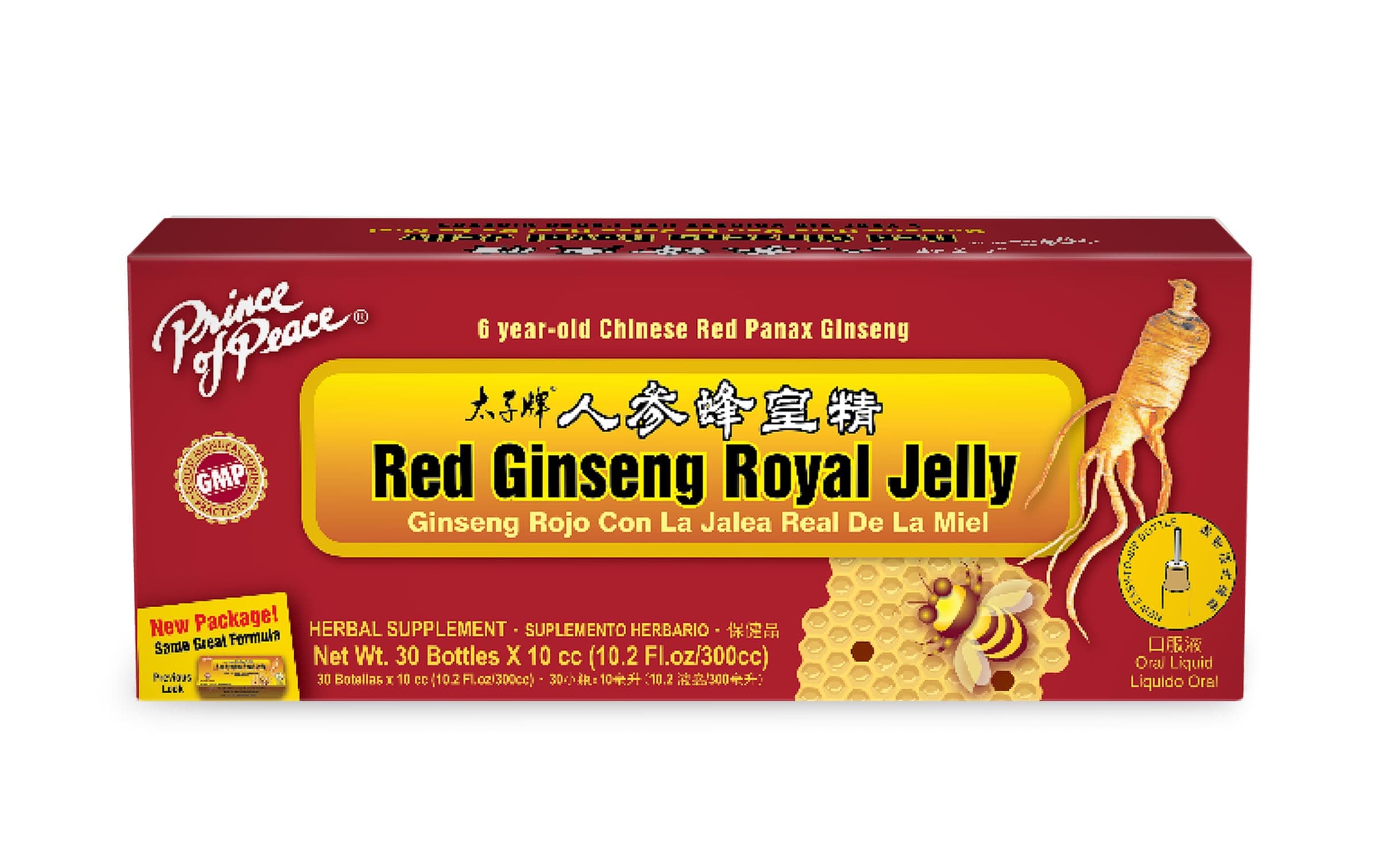 Prince of Peace Red Ginseng Royal Jelly, 30 Count