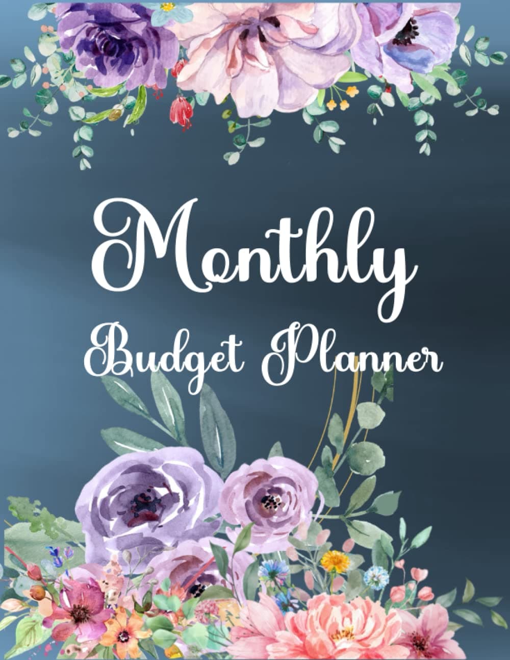 Monthly Budget Planner: Provide a fantastic way to organize your bills and plan for your expenses.Finance Monthly & Weekly Budget Planner Expense Tracker Bill,Debt tracker,Saveing tracking and more!