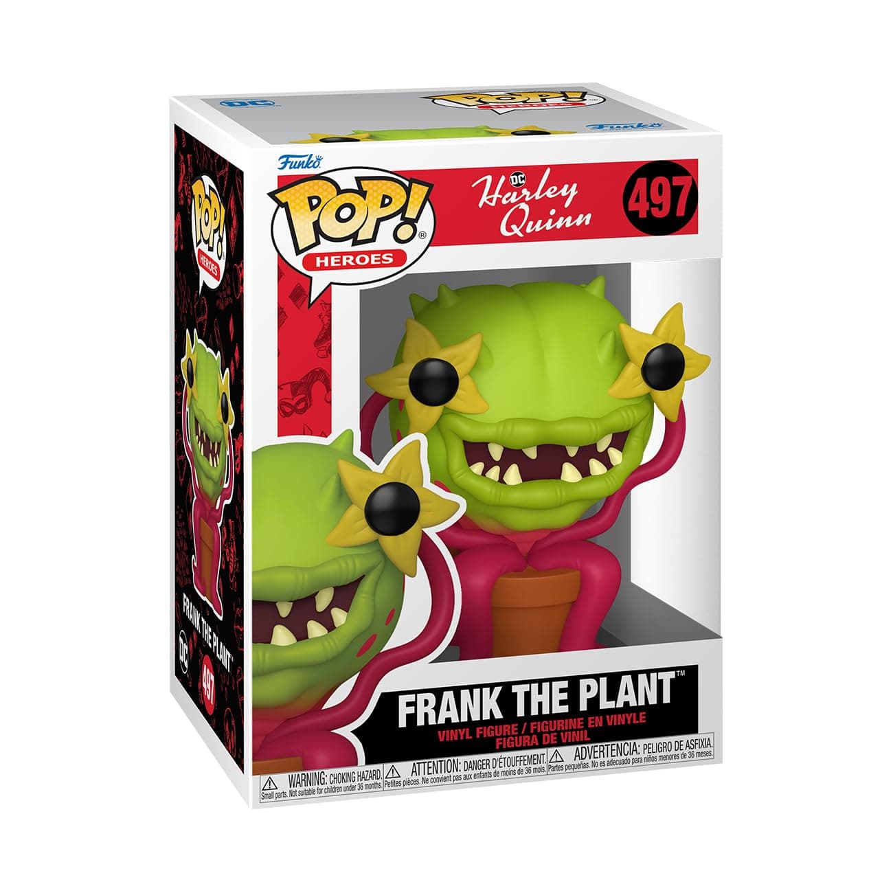 Funko Pop! Heroes: DC - Harley Quinn, Frank the Plant