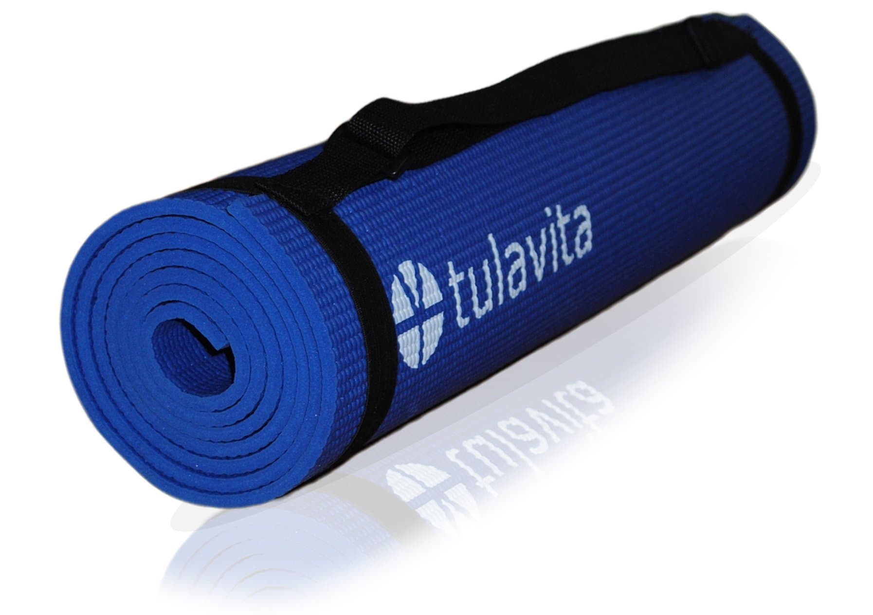 Premium Yoga Mats Tulavita All-Purpose Perfectly Thick High Density Non-Slip Includes Limited Edition Carry Strap