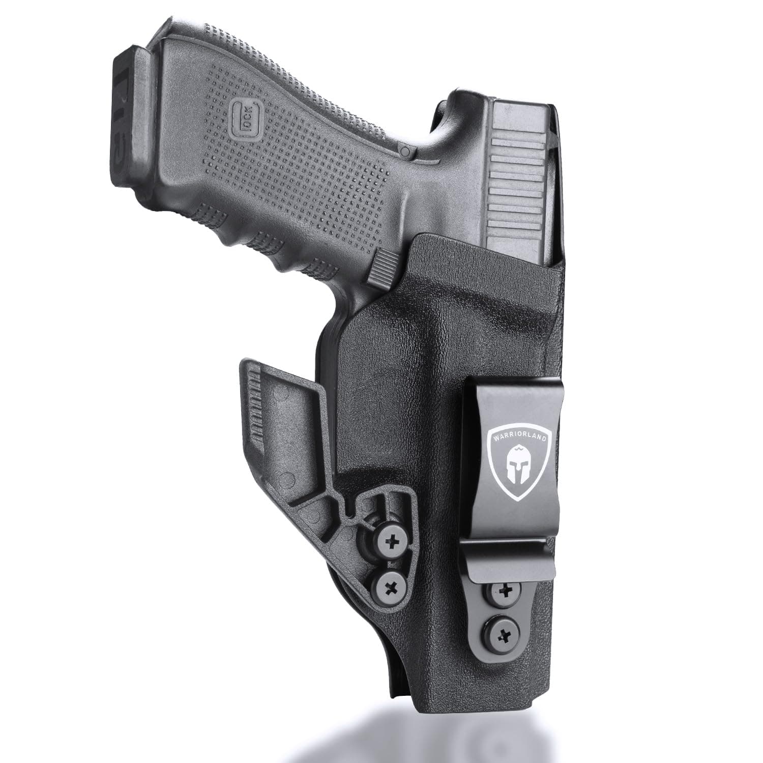 IWB Kydex w/Claw Holster Compatible with G17/22/31 - G19/19X/44/45 Gen 3-5 & G23/32 Gen 3-4 - G26 Gen 3-5 & G27/33 Gen 3-4, 1.75 Steel Clip, Adj. Cant & Ride Holster Inside Waistband