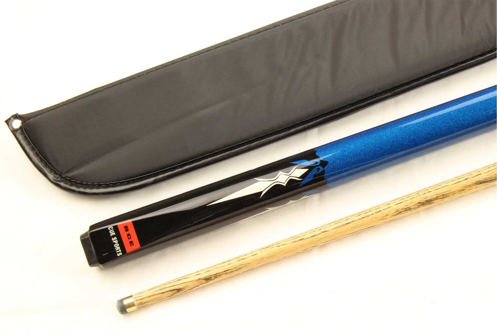 BCE Mark Selby SAPPHIRE 2 Piece Ash Pool Snooker Cue & SOFT CASE - JW3000