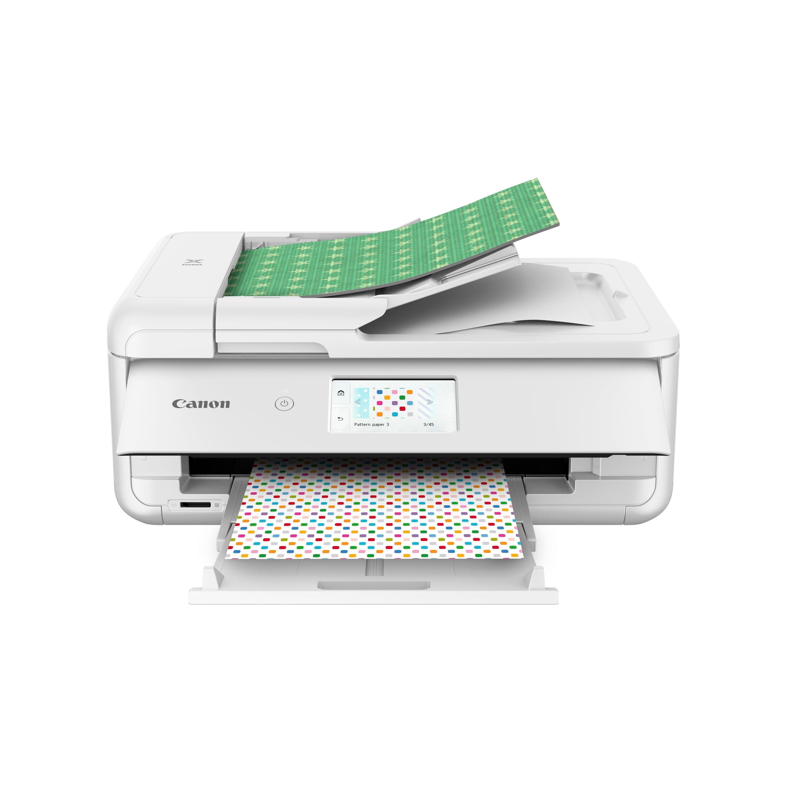 TS9521C All-In-One Wireless Crafting Photo Printer, 12X12 Printing, White, Amazon Dash Replenishment Ready