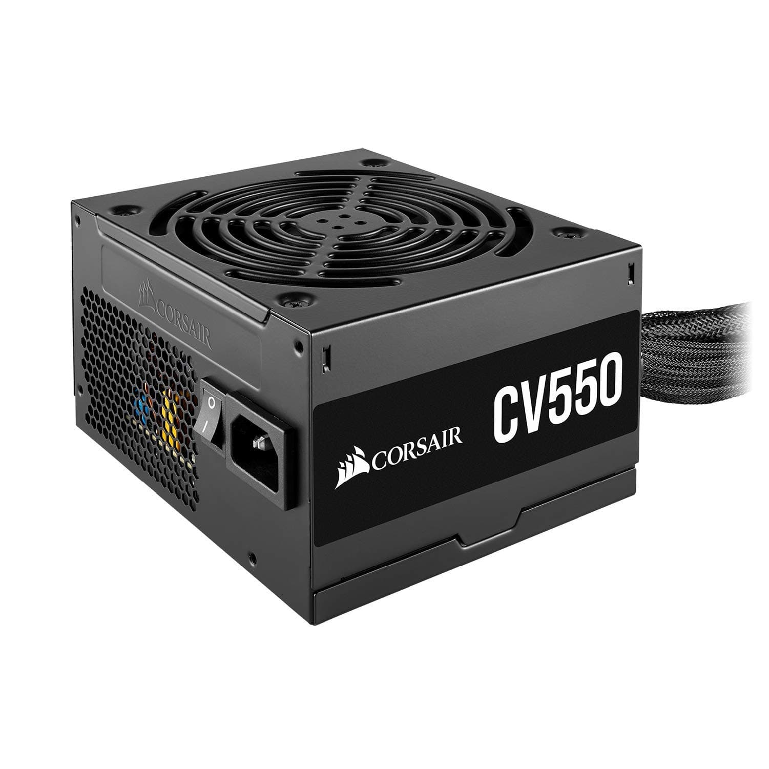 Corsair CV Series, CV550, 550 Watt, 80+ Bronze Certified, Fixed Cable Power Supply (CP-9020210-NA) (Renewed)