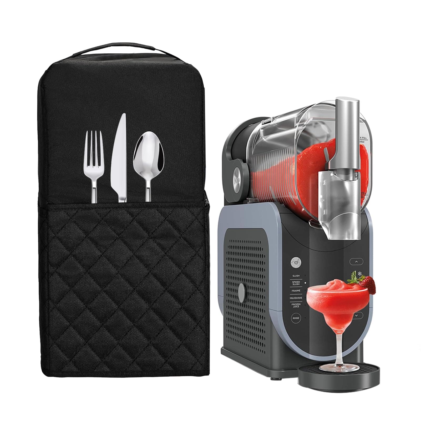 Cover for Ninja Slushie Machine FS301EU and Clam Slush Machine, for Ninja SLUSHi Machine Accessories, Dust Protection, Protective Cover, Waterproof Caps with Clam Slush Machine and Ninja Drink Maker
