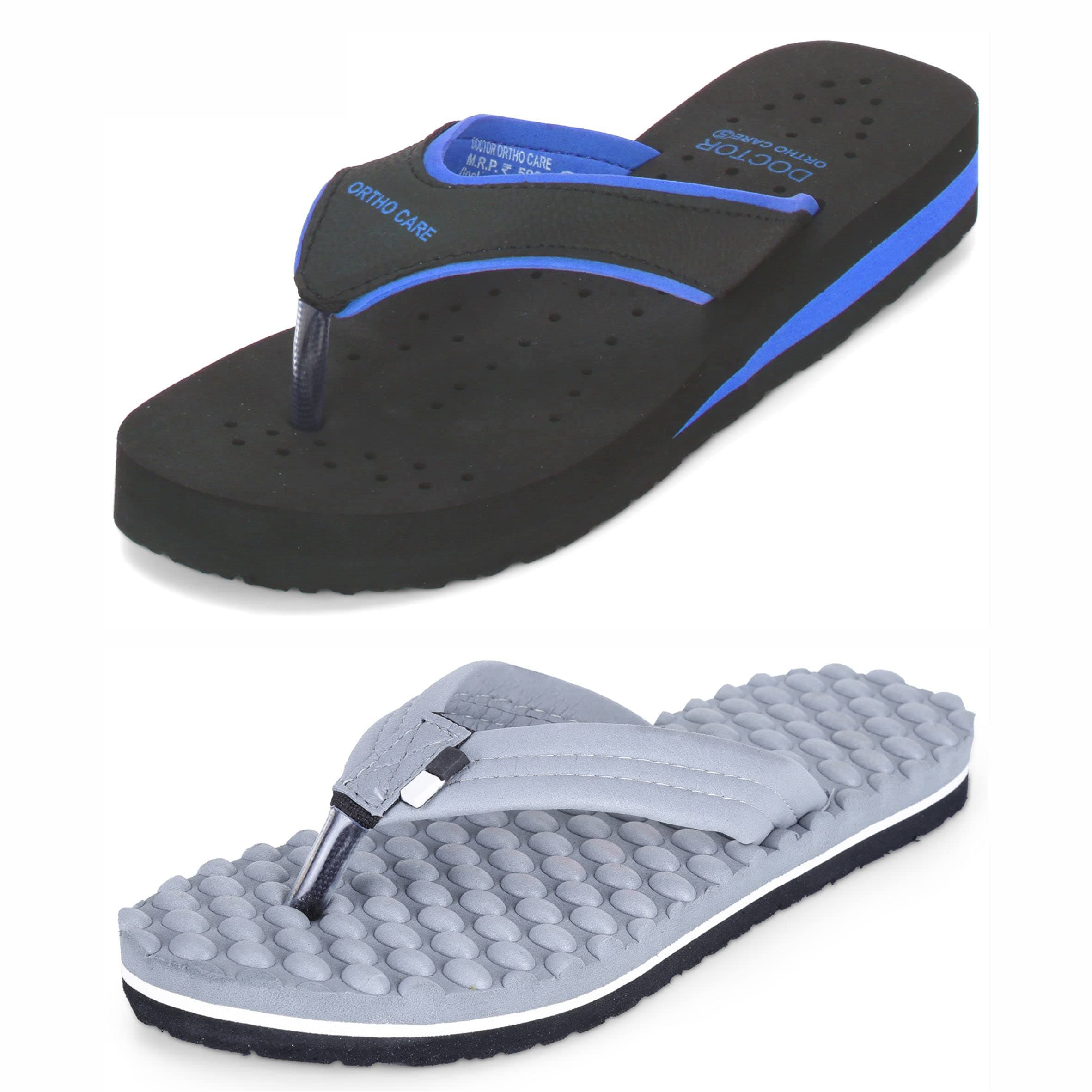 DOCTOR EXTRA SOFTHouse Slipper for Women's Ortho Care | Bubble wrap | Accupressure | Orthopaedic | Diabetic | Comfortable | MCR | Flip-Flop Ladies and Girl’s Home Wear for Daily Use D18 & D20