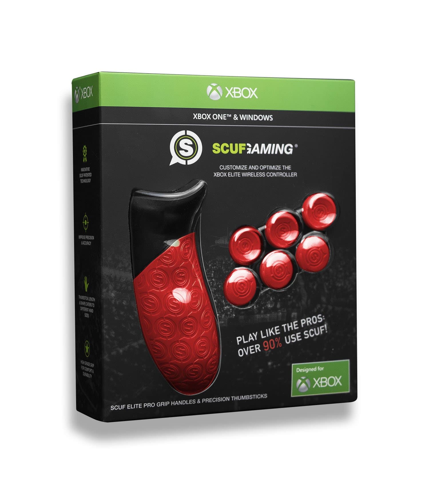 Scuf Gaming International Elite Precision Thumbsticks and Pro Grip Handles - Xbox One