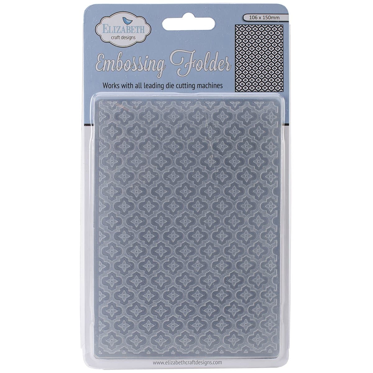 Elizabeth Craft Designs Embossing Folder, 4 by 6-Inch, Mini Mosaic