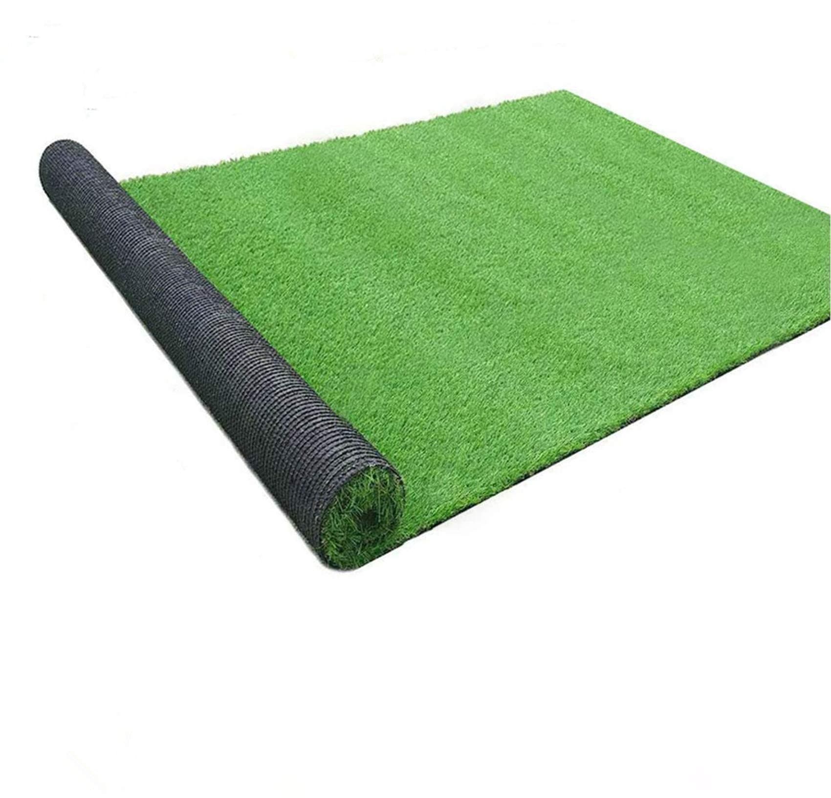 GL Artificial Grass Mats Lawn Carpet Customized Sizes, Synthetic Rug Indoor Outdoor Landscape, Fake Faux Turf for Decor 3FTX11FT(33 Square FT)