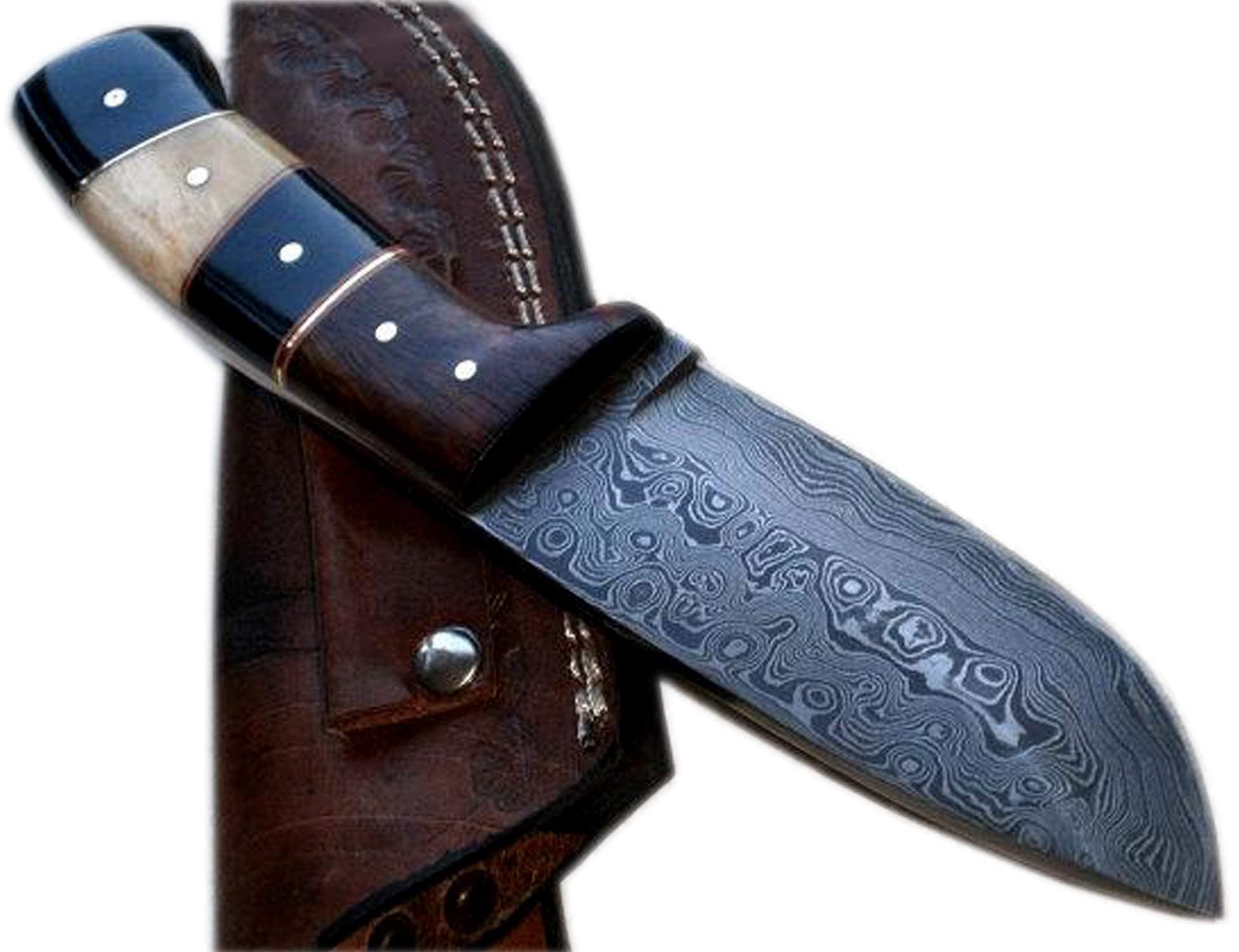 Poshland BC-T-1092 - Custom Handmade Damascus Steel Knife- Beautiful knife