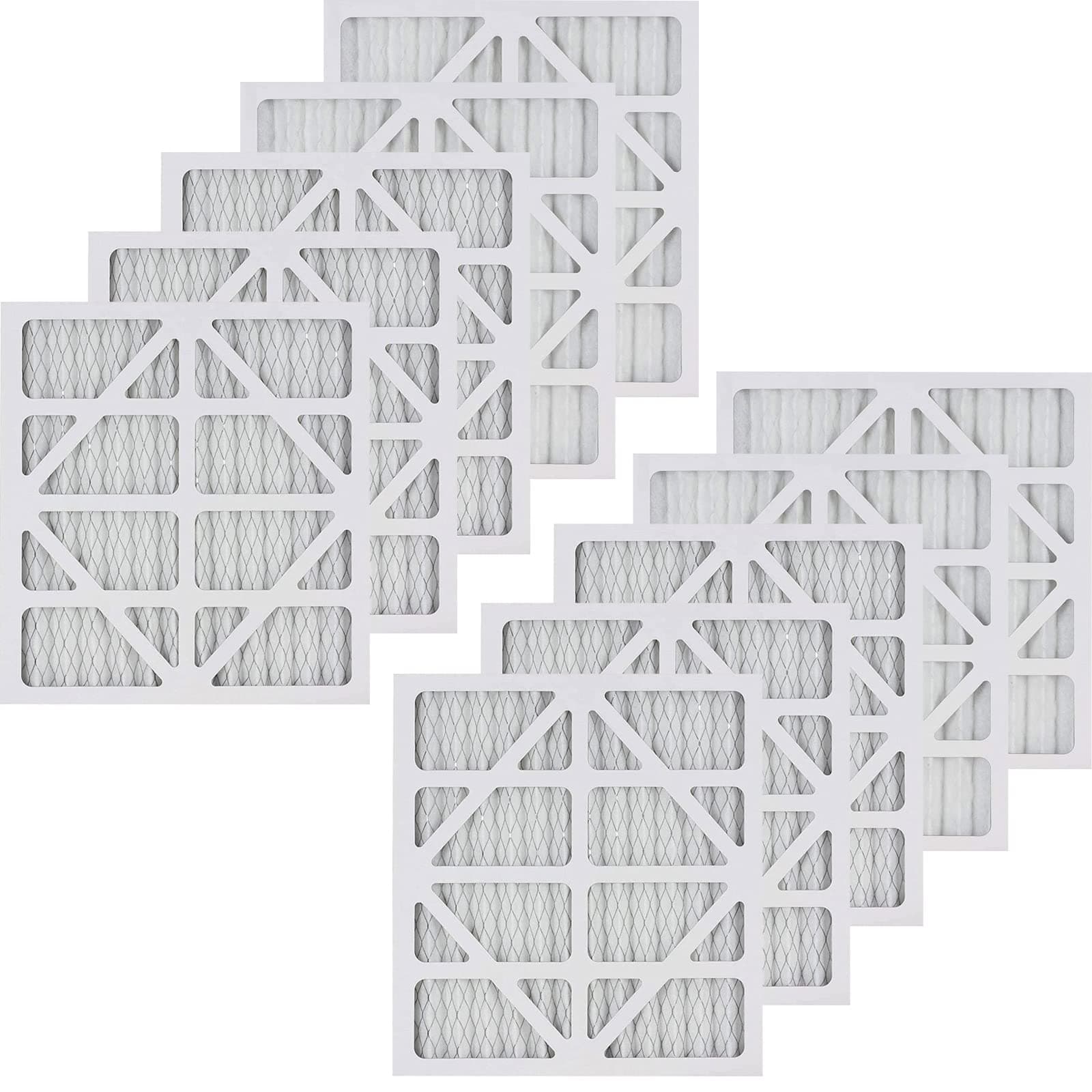 Fizerneer10 Pack Filter Replacement Set Compatible with AlorAir CleanShield HEPA 550, 13.7"×14.8"×0.8"