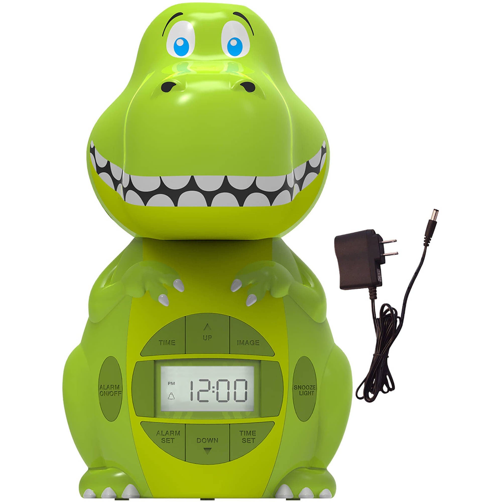 Big Red Rooster BRRC103AC Dinosaur Projection Alarm Clock, Operates On An AC Adaptor (Included) or 3 C Batteries