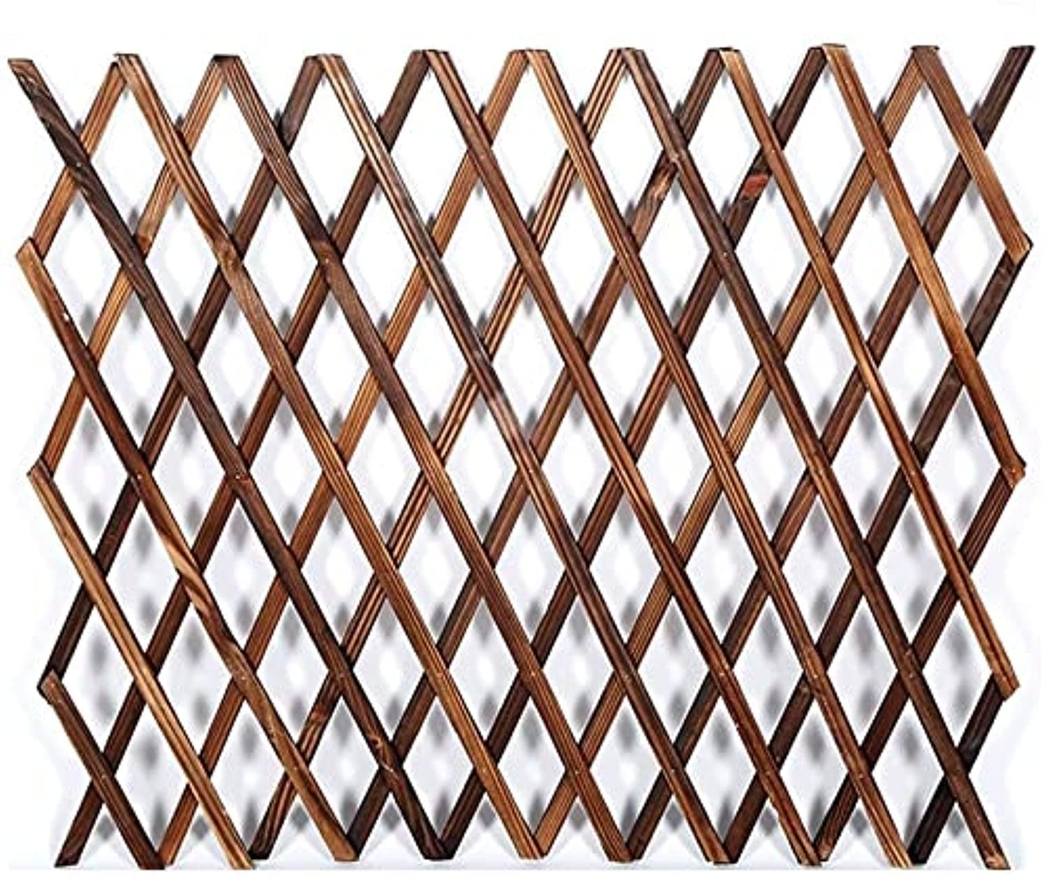 LINGWEI Expandable Bamboo Trellis, Retractable, Expendable for Dog, Pet, Garden, Climbing Plants, Vine, Ivy (105cm, 5pcs)