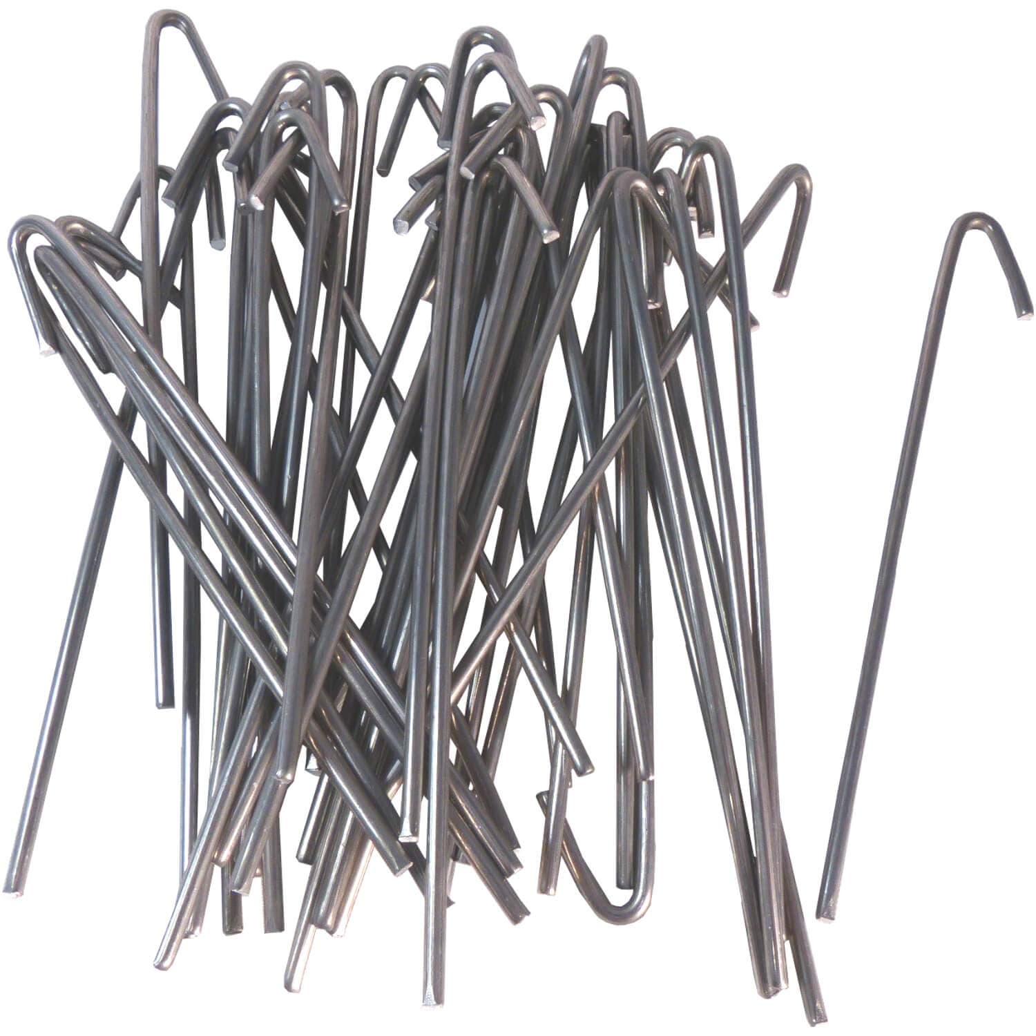 Jake Sales 6-1/2" Wire Ties (Aluminum) (aka, Chain Link Fence Hook Ties, Tie Wires) (100 Pack)