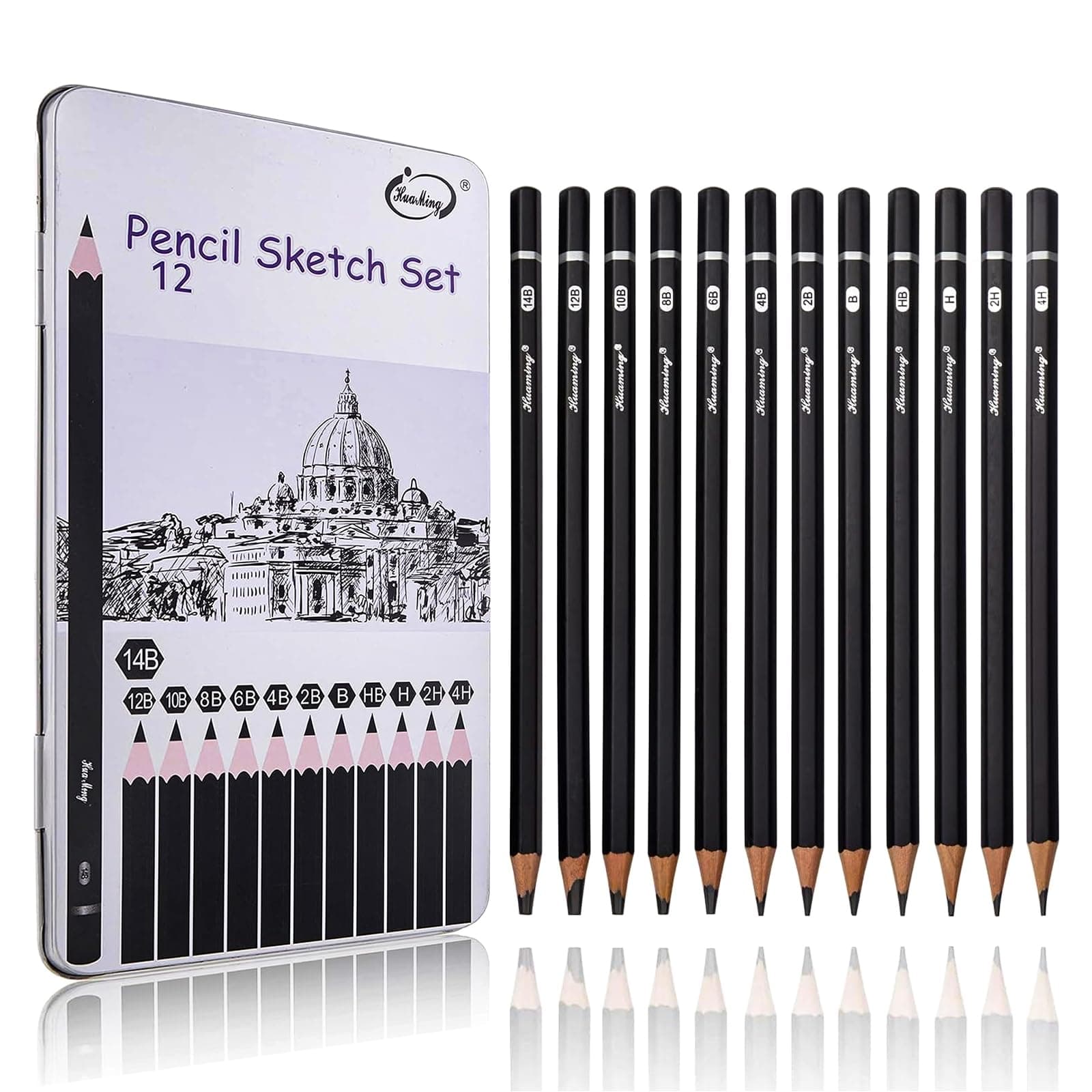 12 Pack Drawing Pencils