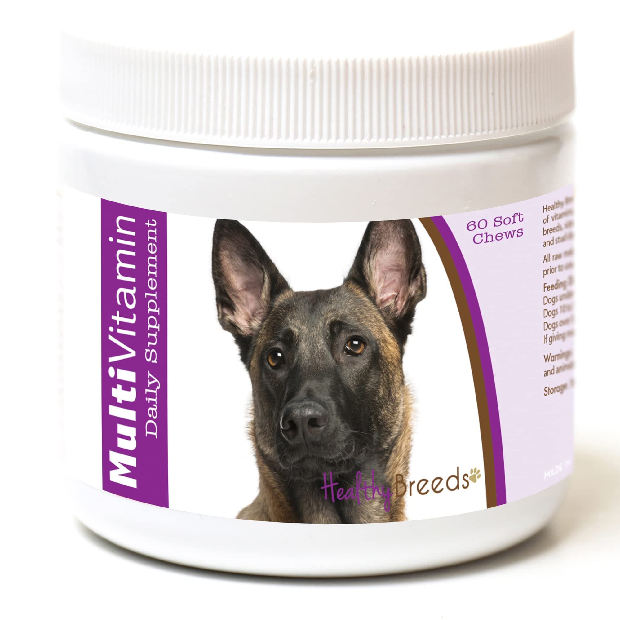 Healthy Breeds Belgian Malinois Multi-Vitamin Soft Chews 60 Count