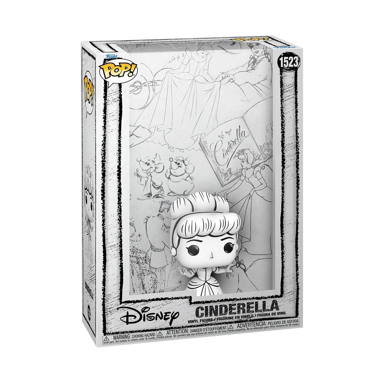 POP! Cover: Sketched - Cinderella - Collectable Vinyl Figure - Gift Idea - Official Merchandise - Toys for Kids & Adults - Movies Fans - Model Figure for Collectors and Display