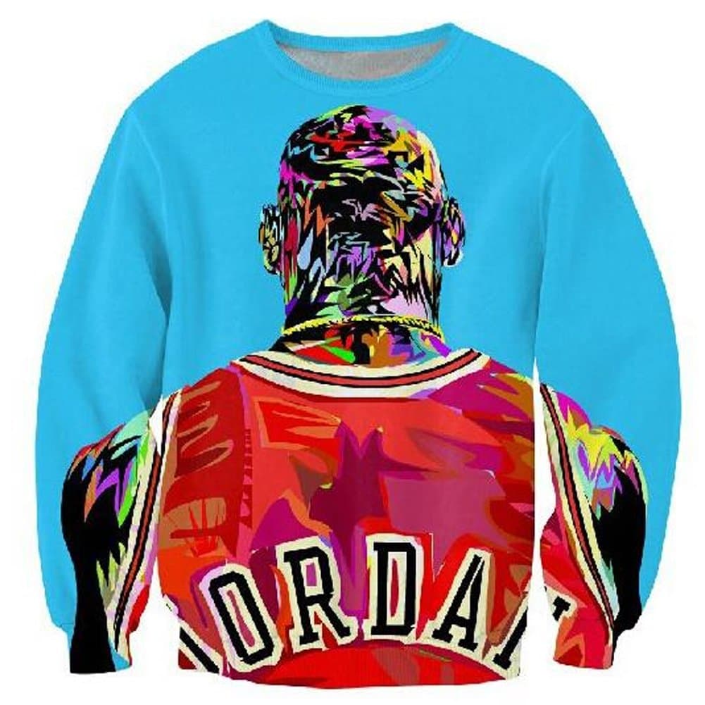 Cool 3D Women Jordan Sweatshirt Hoodie Harajuku Sweater Men Tshirt (S)