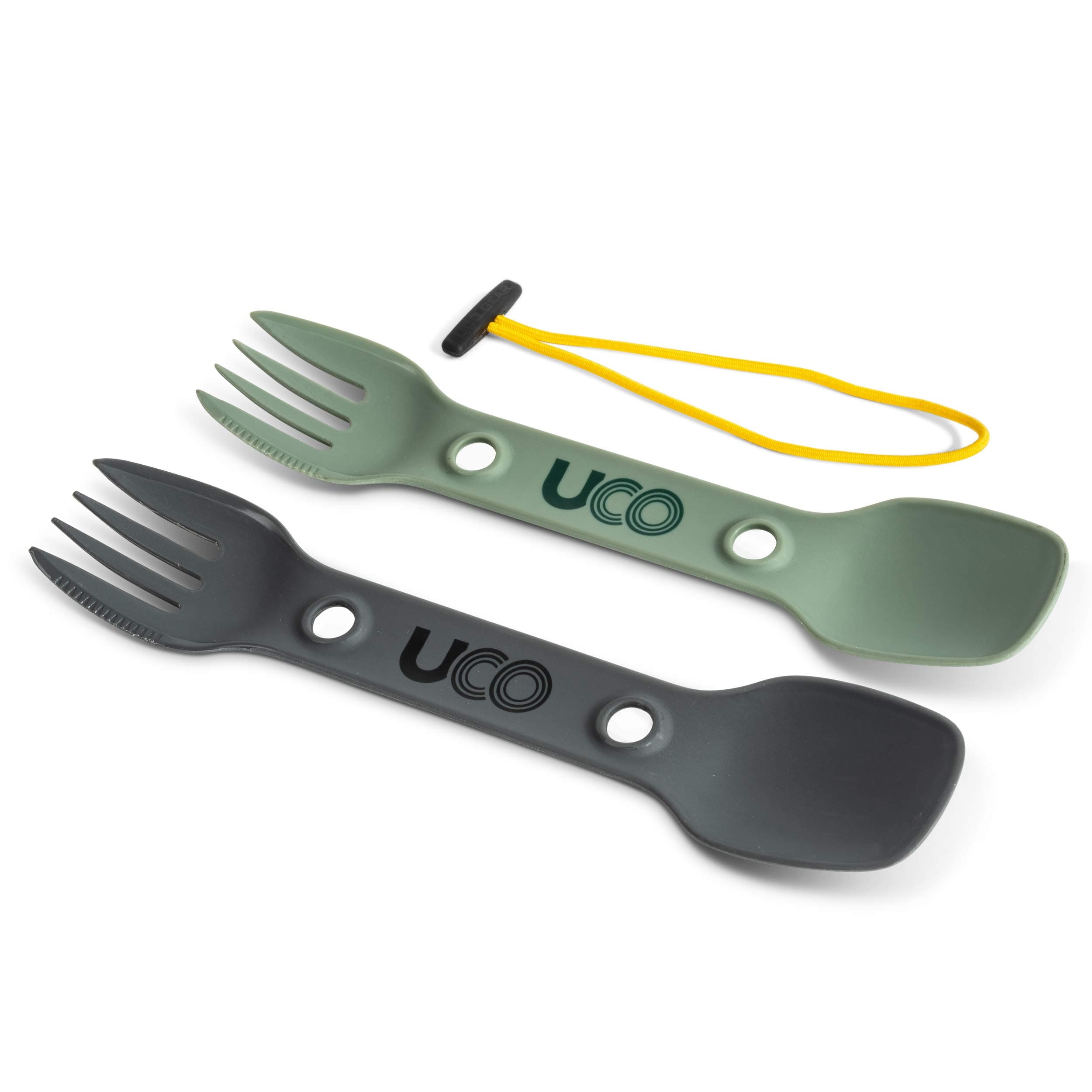 Unisex's Utility Spork Green/Coal, 2 Pack