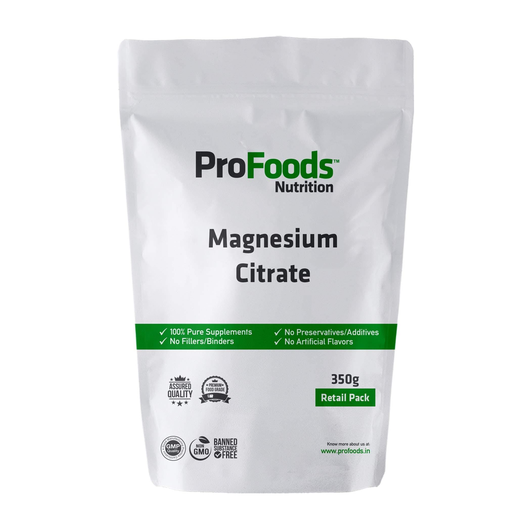 Profoods Magnesium Citrate Powder (350 g)