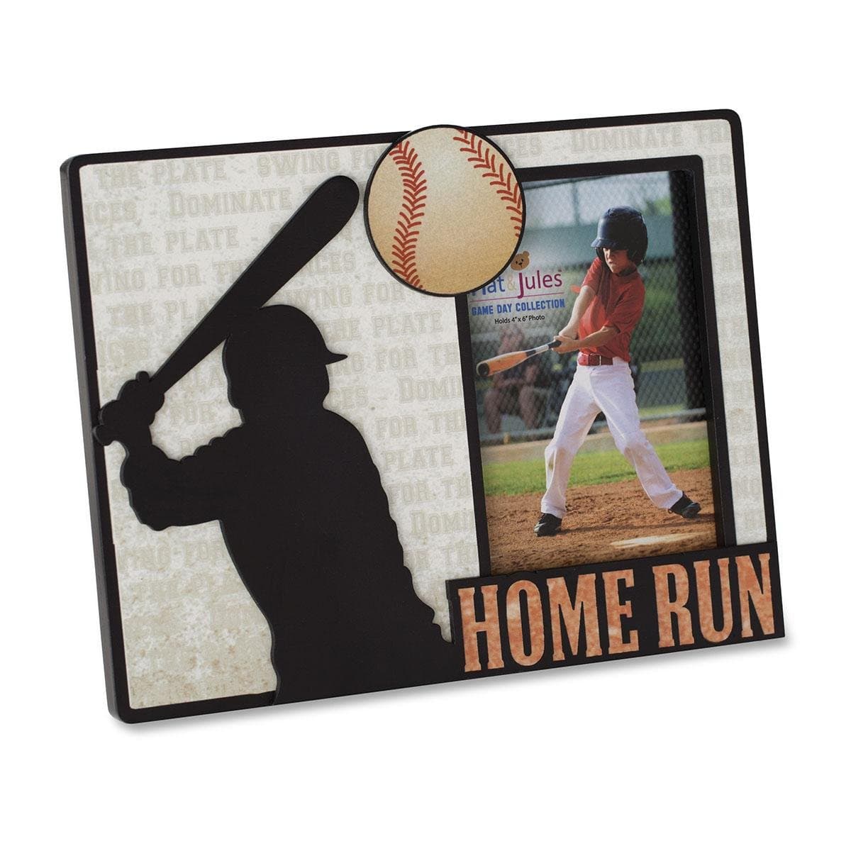 Nat and Jules Baseball Frame