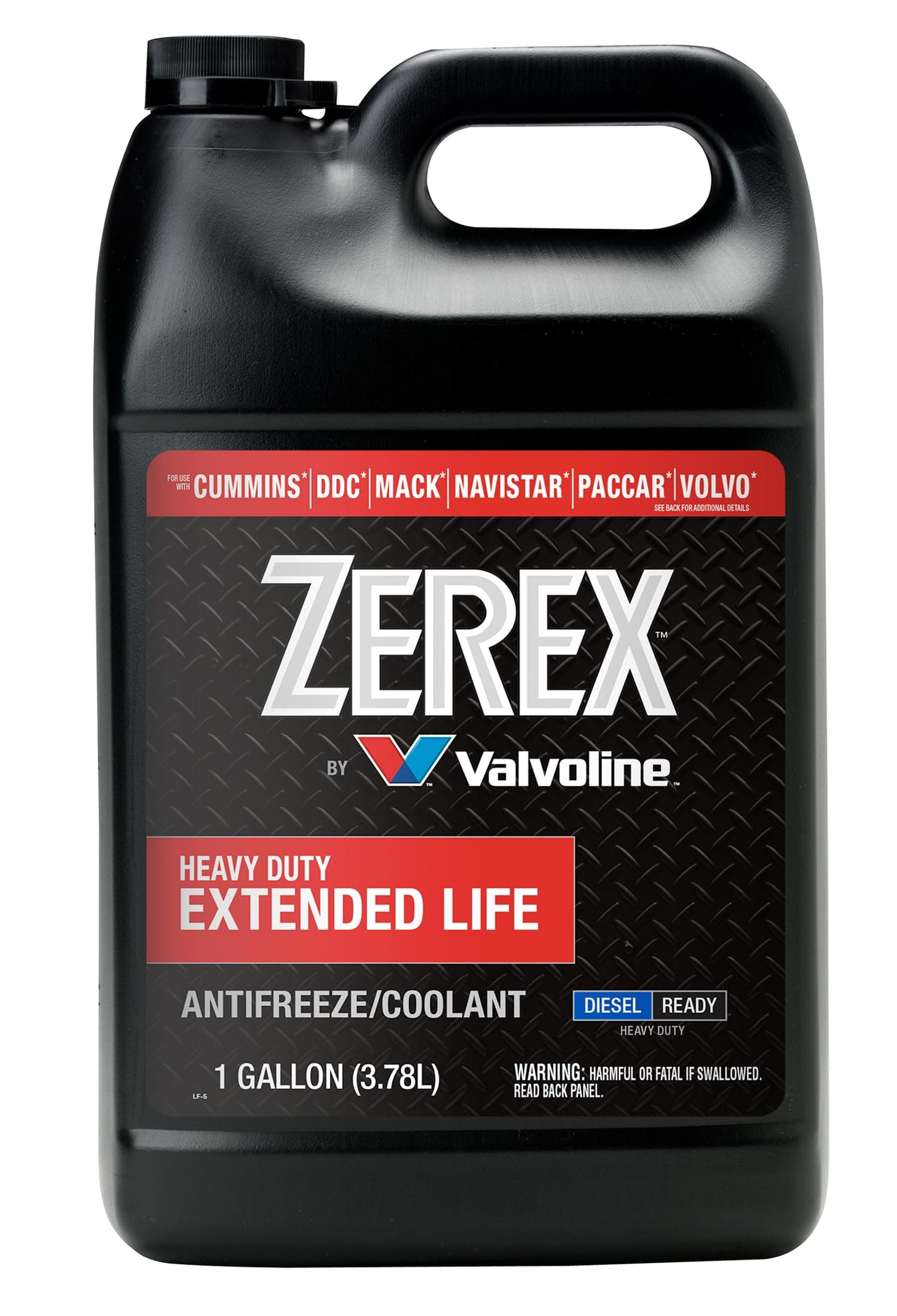 Zerex Heavy Duty Extended Life Antifreeze/Coolant, Concentrated - 1gal (ZXED1)