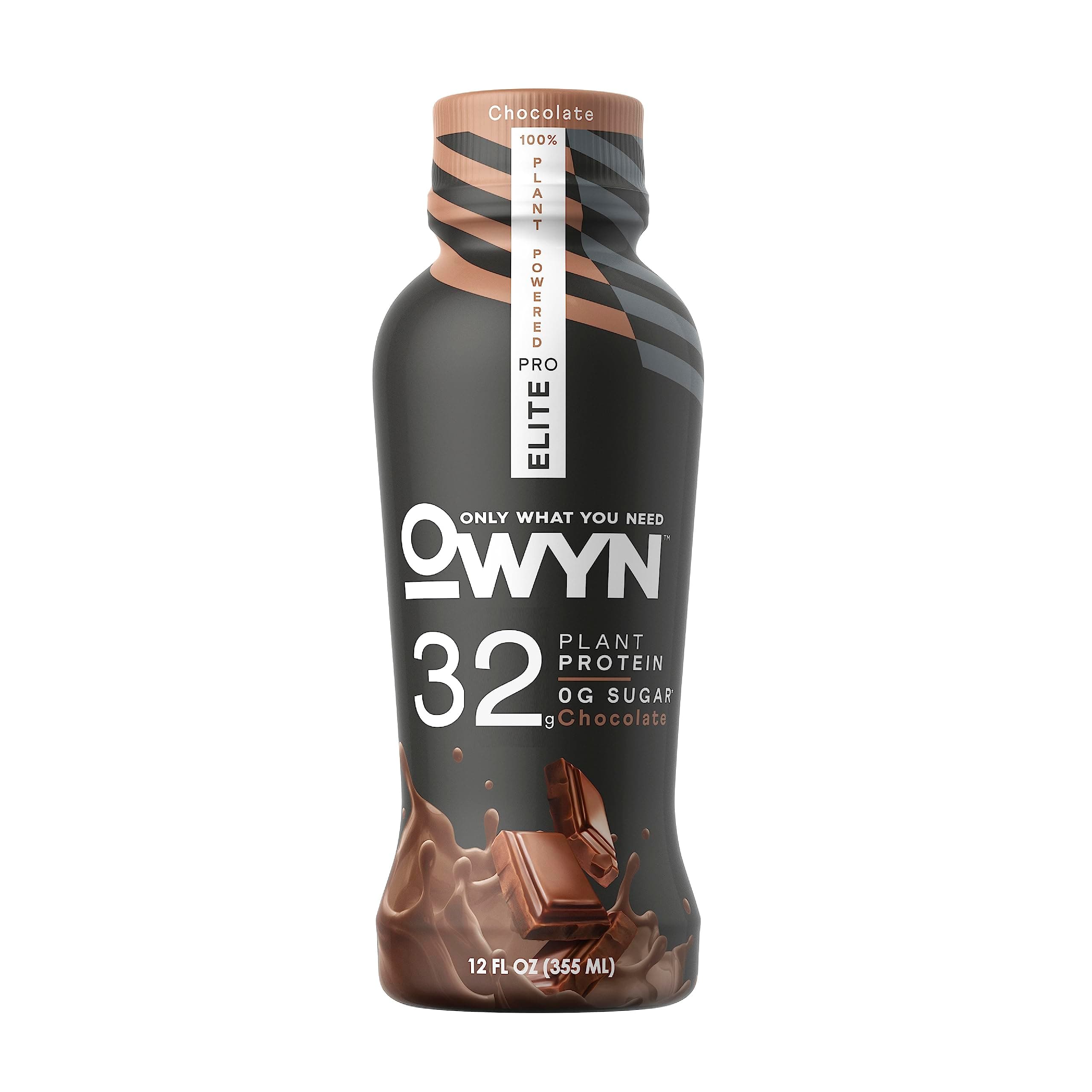 OWYN Only What You Need Chocolate Pro Elite Plant Protein Shake, 12 FZ