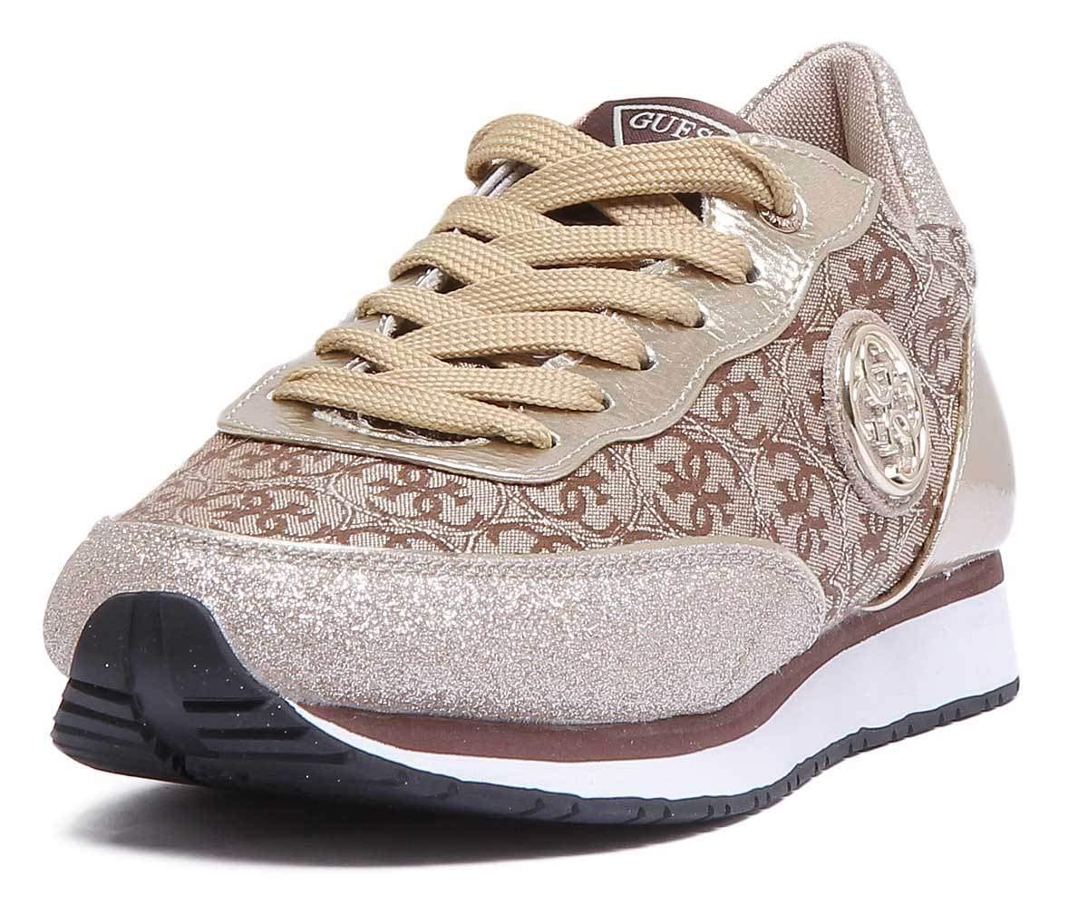 Guess Sunny Gymnastics Shoes, Beige (Beibr Beibr), 3 UK